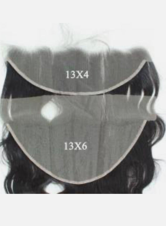 13x6 Frontal - Transparent Lace