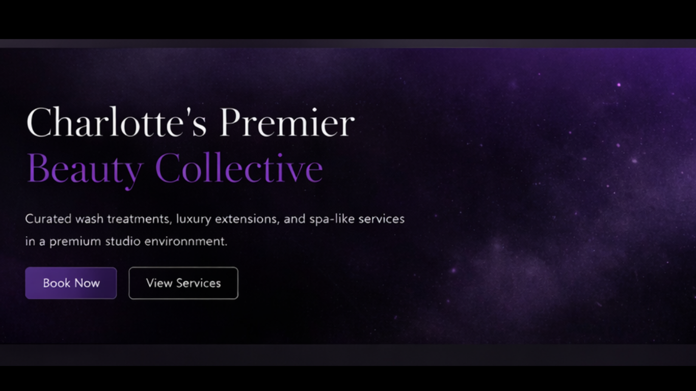 Beauty Collective Studio in Charlotte NC- Hair, Skin, extensions, skincare lashes, beauty and more.