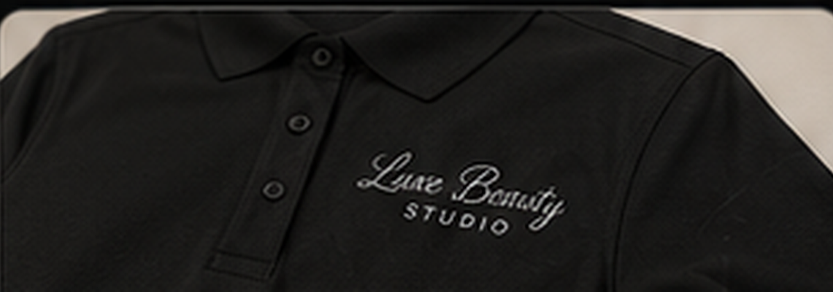 Logo polo embroidery