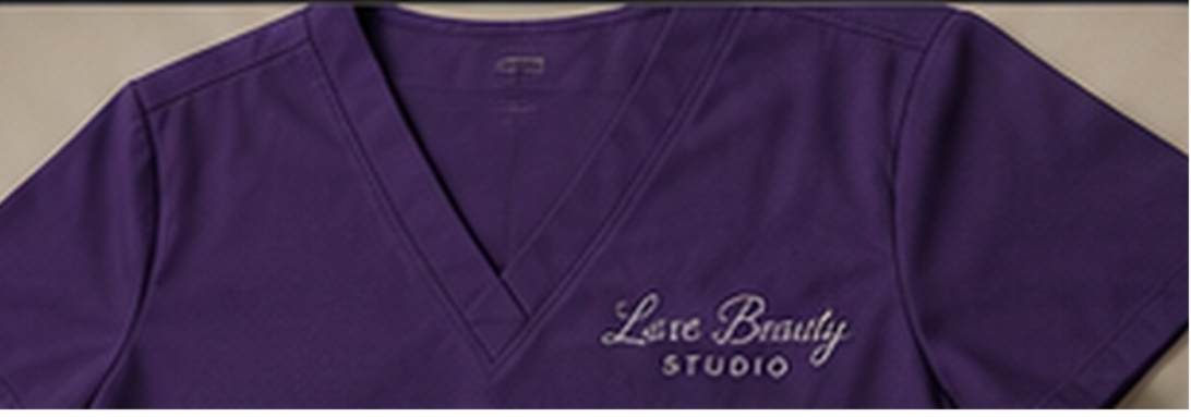 Scrubs uniform embroidery