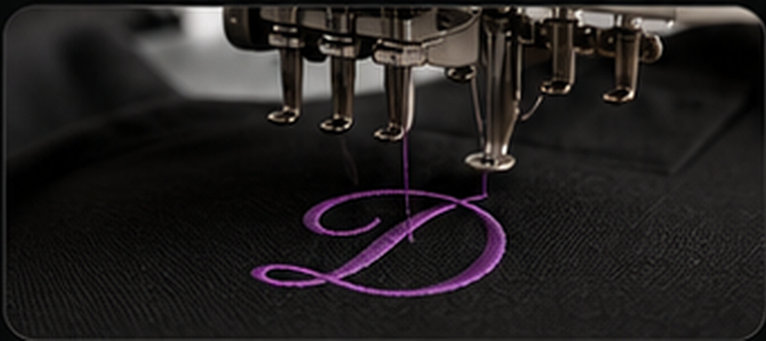 Embroidery machine detail